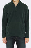 FLEECE PULLOVER - GREEN - Mavi Jeans