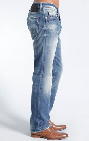 ZACH STRAIGHT LEG IN DEEP WHITE EDGE - Mavi Jeans