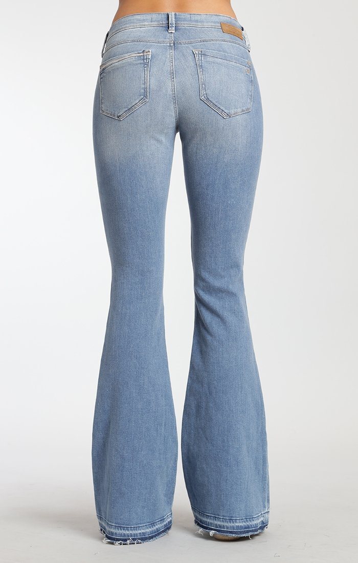 PEACE FLARE IN LIGHT RIPPED - Mavi Jeans