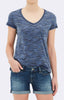 V NECK TEE - INDIGO - Mavi Jeans