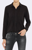 PINTUCK SHIRT - BLACK - Mavi Jeans