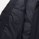 Men Seamless Down Hooded Coat | Navy